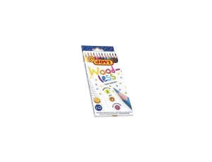 Estuche 12 Woodless Lapices Tri Colores Jovi