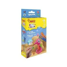 Play&Fun Mini 10 Barras Plastilina 15G Modeladores + Recortables Splash
