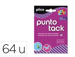 Sujetacosa Masilla Bostik Blu Tack Punto Tack 64 Puntos de Cola