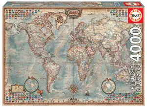 4000 el Mundo, Mapa Político