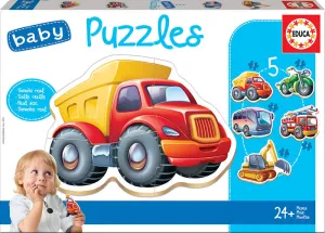Baby Puzzles Piezas Vehículos 24M
