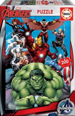 Puzzle 200 Avengers Educa Puzzles Piezas