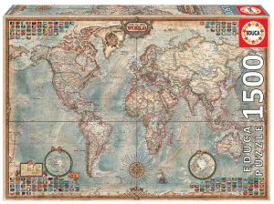 Puzzle 1500 el Mundo, Mapa Político Educa