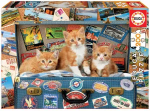 Puzzle 200 Gatitos Viajeros Fsc(R) Educa Puzzles Piezas