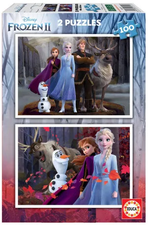 Frozen Ii 2 Puzzles Piezas Educa Puzzles Piezas