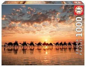 Puzzle 1000 Atardecer en Cable Beac Educa