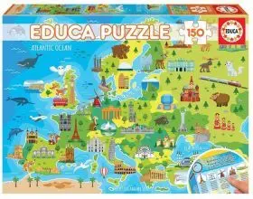 Puzzle 150 Mapa de Europa Fsc(R) Educa