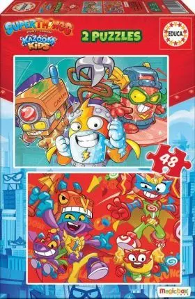 Puzzle 2X48 Superthings Fsc(R) Educa