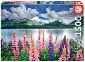 Puzzle 1500 Altramuces en Lago Sils Educa