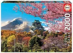Puzzle 2000 Castillo de Osaka Japon Educa