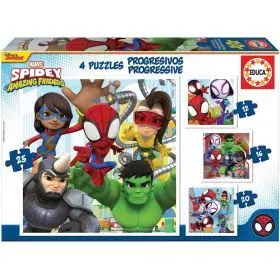 Puzzle Progressive Spidey & Friends Educa