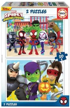 Puzzle 2X20 Spidey & Amazing Friend Educa