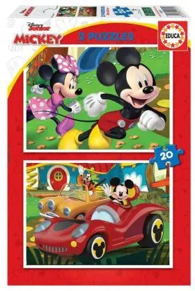 Puzzle 2X20 Mickey Mouse Fun House Educa