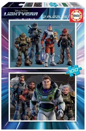 Puzzle 2X100 Lightyear Fsc(R) Educa