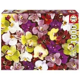 Puzzle 1000 Collage de Orquídeas Fs Educa