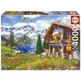 Puzzle 4000 Hogar en los Alpes Fsc( Educa