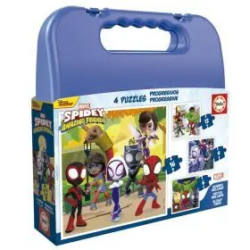 Puzzle Maleta Prog. spidey 6-9-12-16 Educa