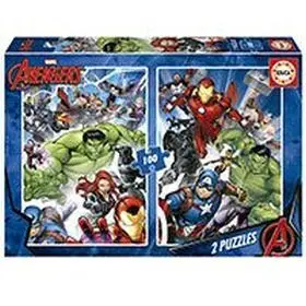 Puzzle 2X100 Avengers Educa