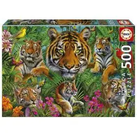 Puzzle 500 Jungla de Tigres Fsc(R) Educa