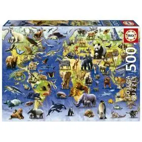 Puzzle 500 Especies Peligro Extinci Educa