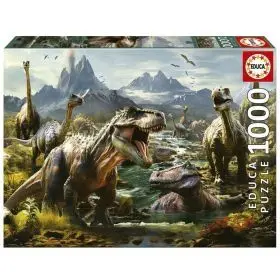 Puzzle 1000 Dinosauros Feroces Fsc( Educa