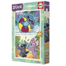 Puzzle 2X100 Stitch Educa