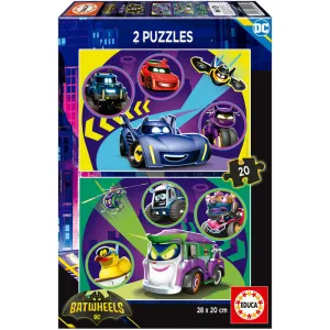 Puzzle 2X20 Batwheels Fsc(R) Educa
