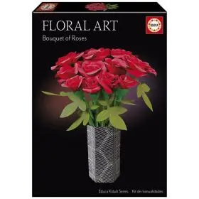Puzzle Ramo Rosas Floral Art Fsc(R) Educa