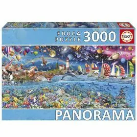 Puzzle 3000 Vida Panorama Fsc Educa
