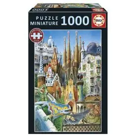 Puzzle 1000 Collage Gaudí Miniatu F Educa
