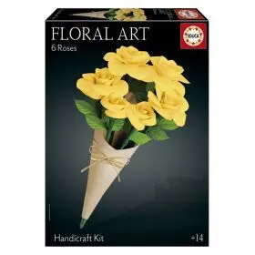 Puzzle Floral Art 6 Rosas Amarillas Educa