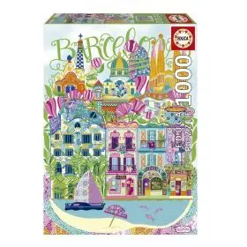 Puzzle 1000 Barcelona By Car Pint F Educa