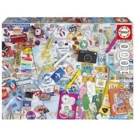 Puzzle 1000 Collage de Viajes Fsc(R Educa
