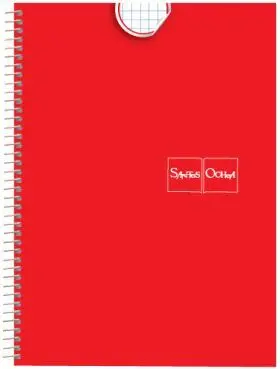 Cuaderno Espiral Fº/A4 4Mm T. Extradura Santos Ochoa Libreta Folio