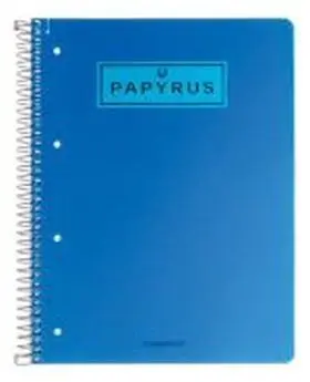Cuad. Polipropileno Papyrus A4 Azul