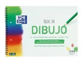 Block Dibujo con Recuadro A4 Espiral 130Gr