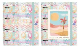 Ringbook Oxford Post A4+Te Sur+ R5 5X5 Pastel