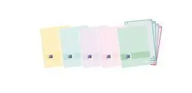 Cuaderno 4 Oxford L&G A5+ 120H Op 5X5 Cr Tp Pastel
