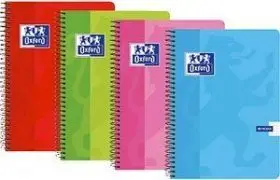 Cuaderno Oxford 1/4 4X4 Tapa Blanda