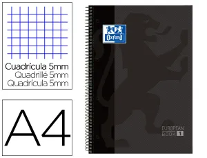 Libreta Gris/Negro Oxford