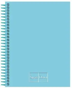 Cuaderno Espiral 4º/A5 5Mm 120H Pp Pastel Azul Libreta Cuarto