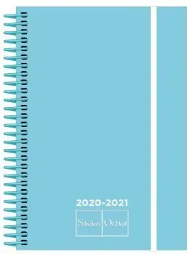 Agenda Escolar A5 S/P Pp Pastel Azul
