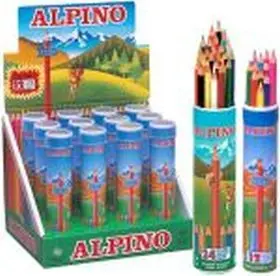 Tubo Metal 24 Lapiceros Alpino
