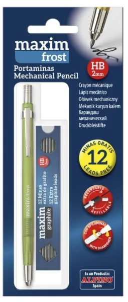 Blister Portaminas 2Mm Maxim + Minas Hb Alpino - Masats