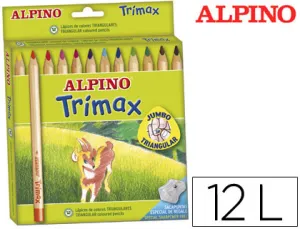 Alpino Trimax Caja 12 Colores Alpino - Masats