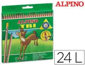 Estuche 24 Pinturas Alpino Tri Alpino - Masats