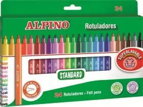 Estuche 24 Rotuladores Alpino Standard