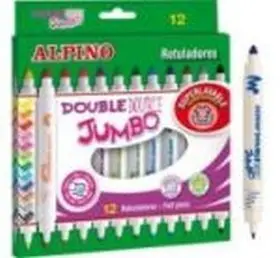 12 Rotuladores Alpino Double Double Jumbo Alpino - Masats