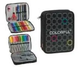Plumier Doble Grande Colorful