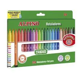24 Rotuladores Alpino Standard Alpino - Masats